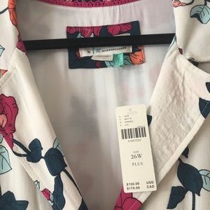 dinah collared halter tunic dress